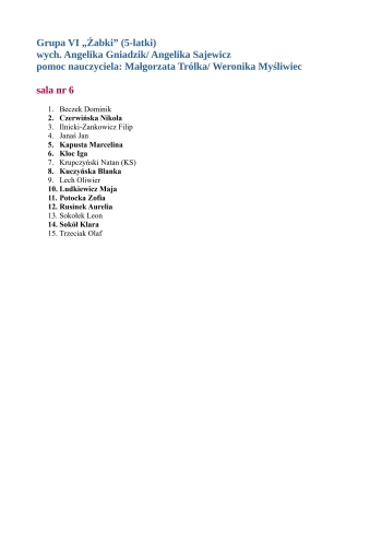grupa 6