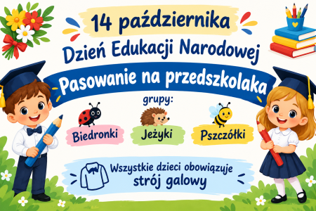 Dzień Edukacji - Pasowanie na przedszkolaka 